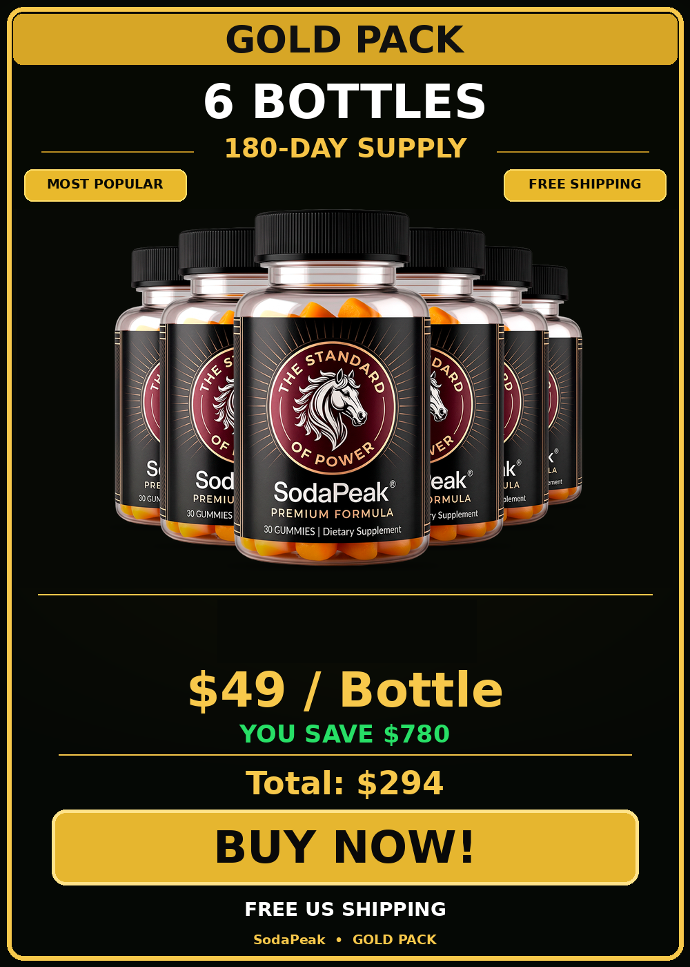 SodaPeak official offer